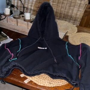 Adidas crop hoodie